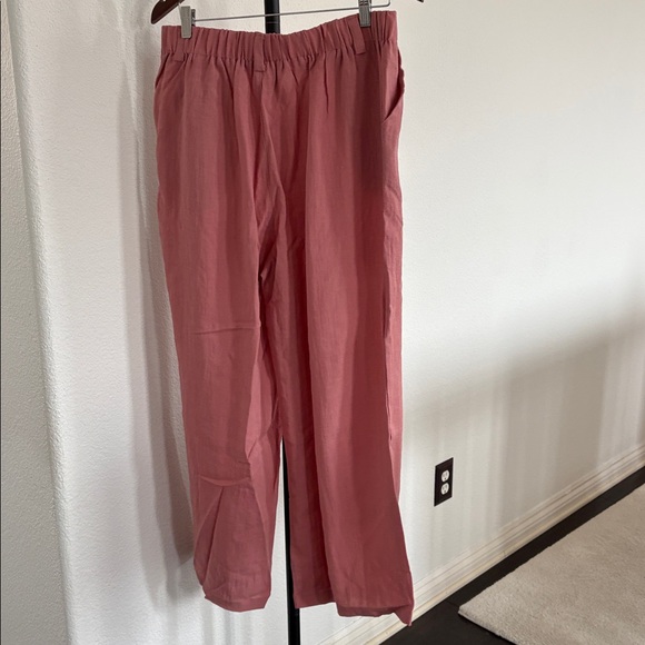 Halara High Waisted Pocket Wide Leg Flowy Solid Palazzo NWT Size L - Picture 10 of 12